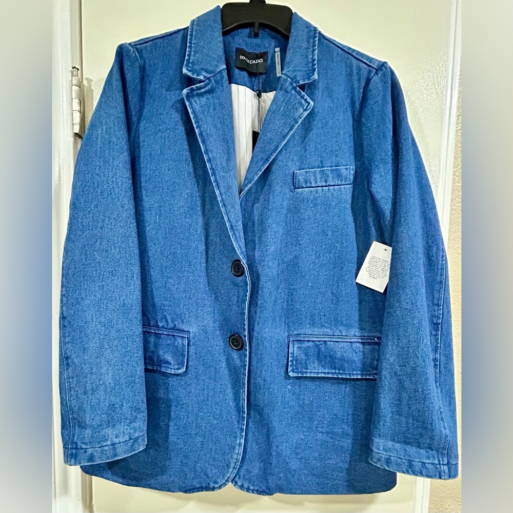 Denim blazer